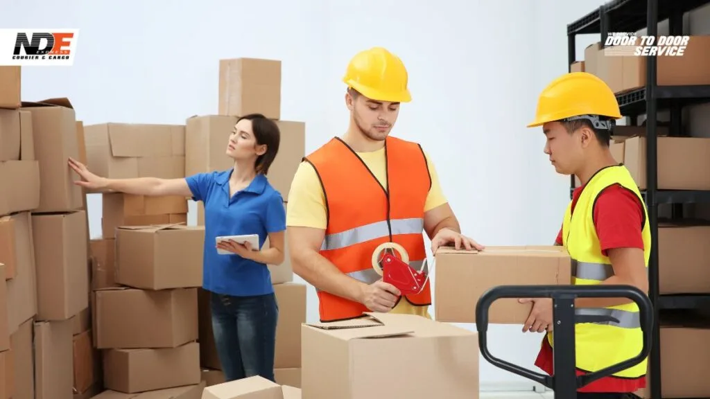 nde cargo packing barang