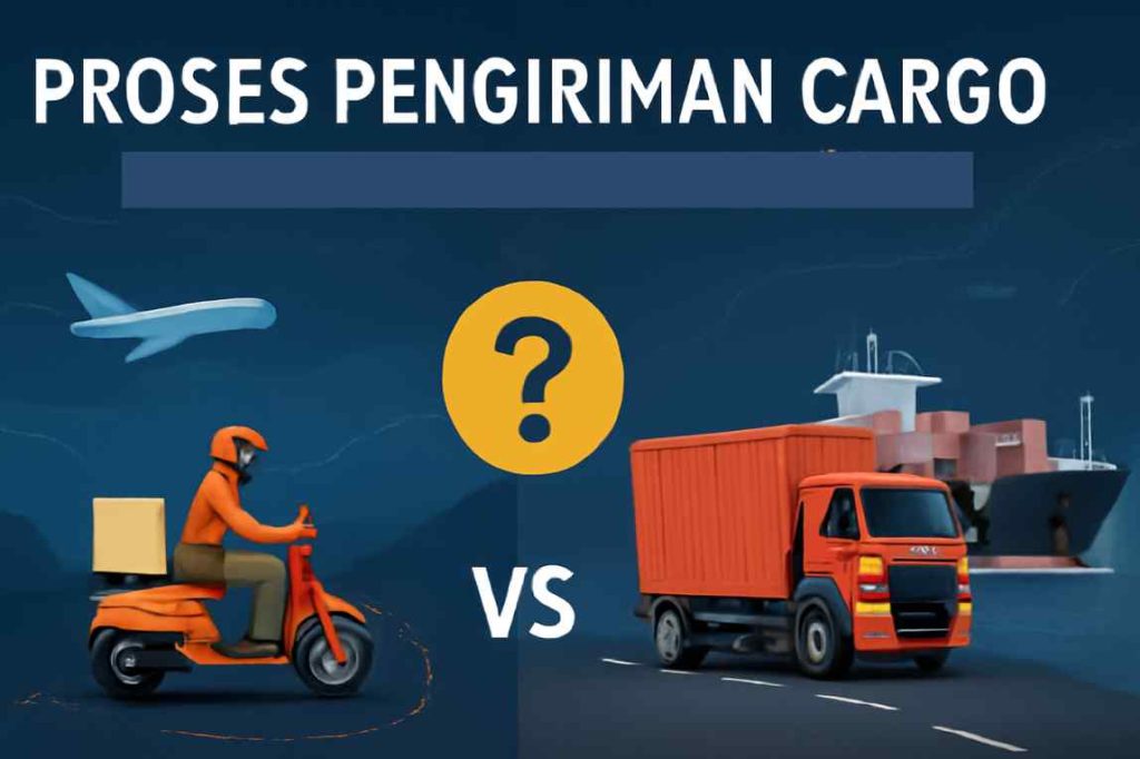proses pengiriman cargo