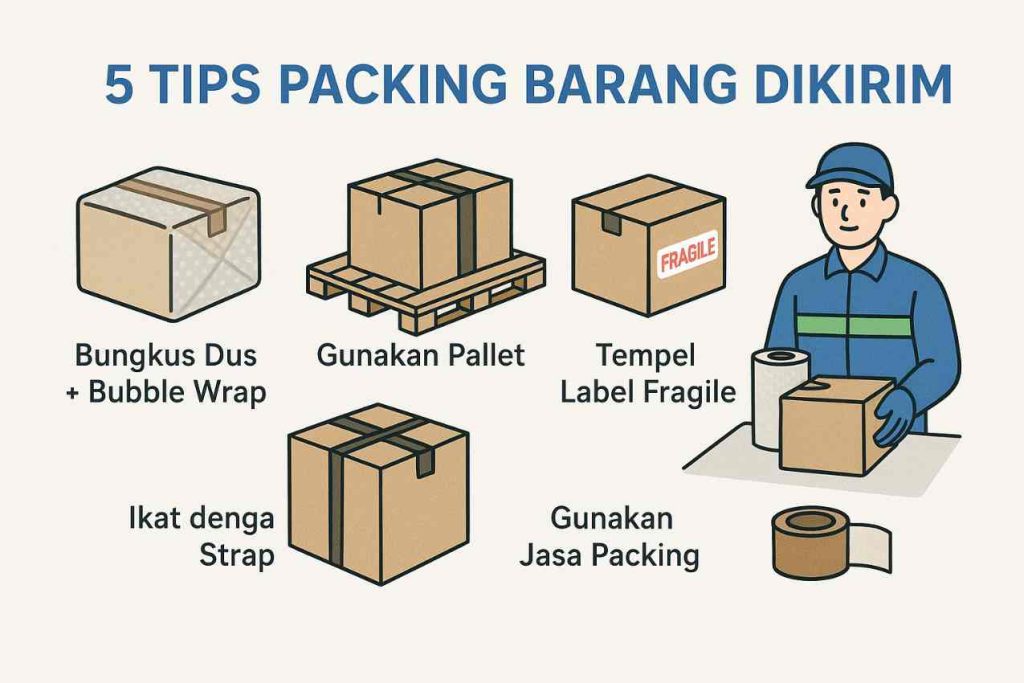 cara kirim barang lewat kereta api