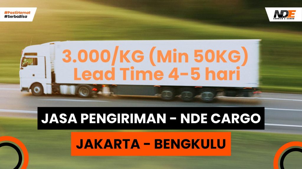 Jasa pengiriman jakarta bengkulu 3000