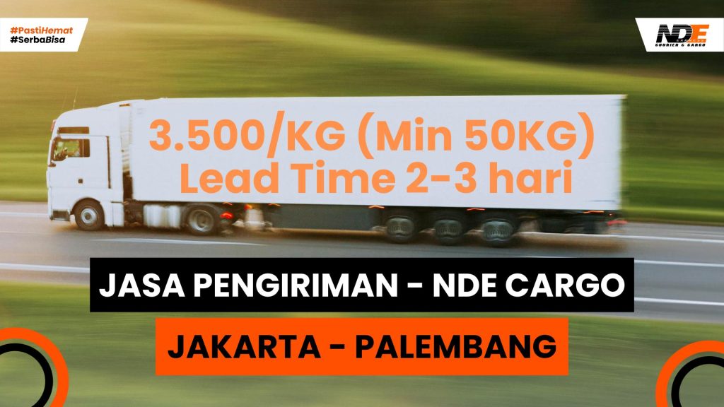 Jasa pengiriman jakarta palembang 3500