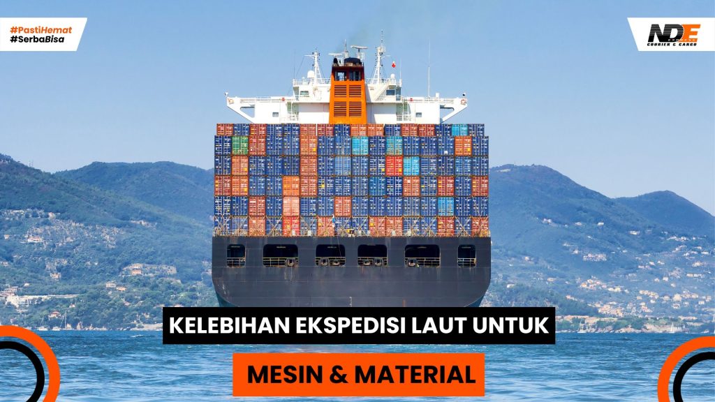 Pengiriman barang mengunkan jalur laut