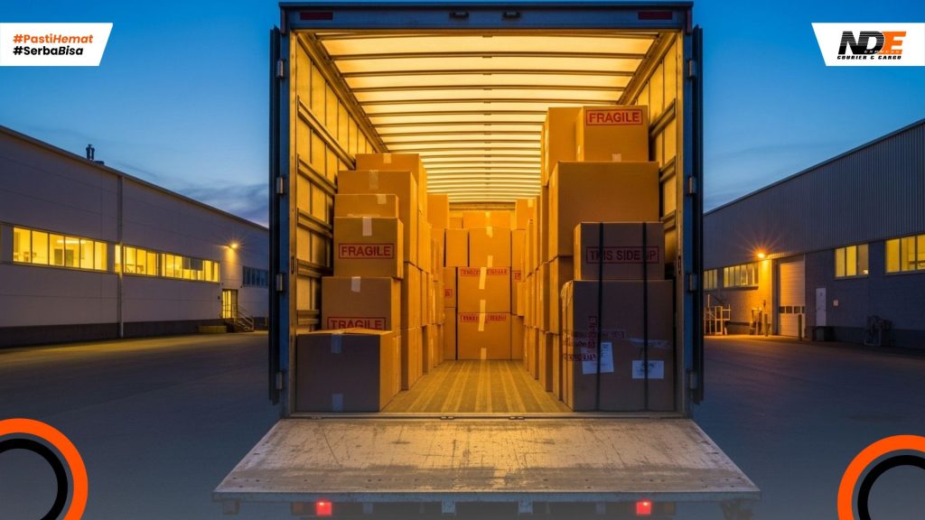 Proses pengiriman barang ke Aceh untuk kebutuhan bisnis dan proyek